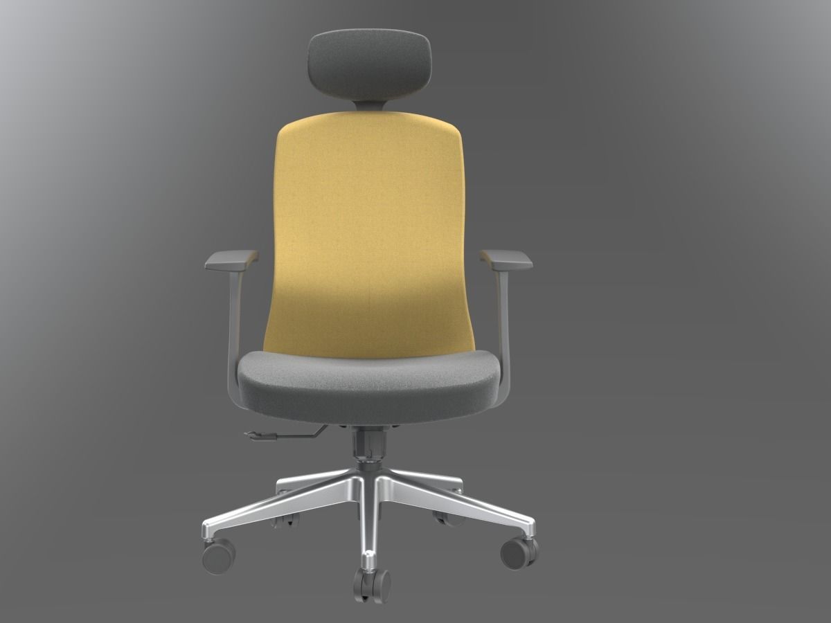 Office chair model Free 3D model_5