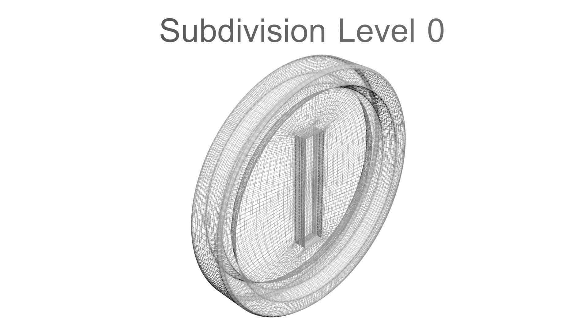 Super Mario Coin 3D model_18