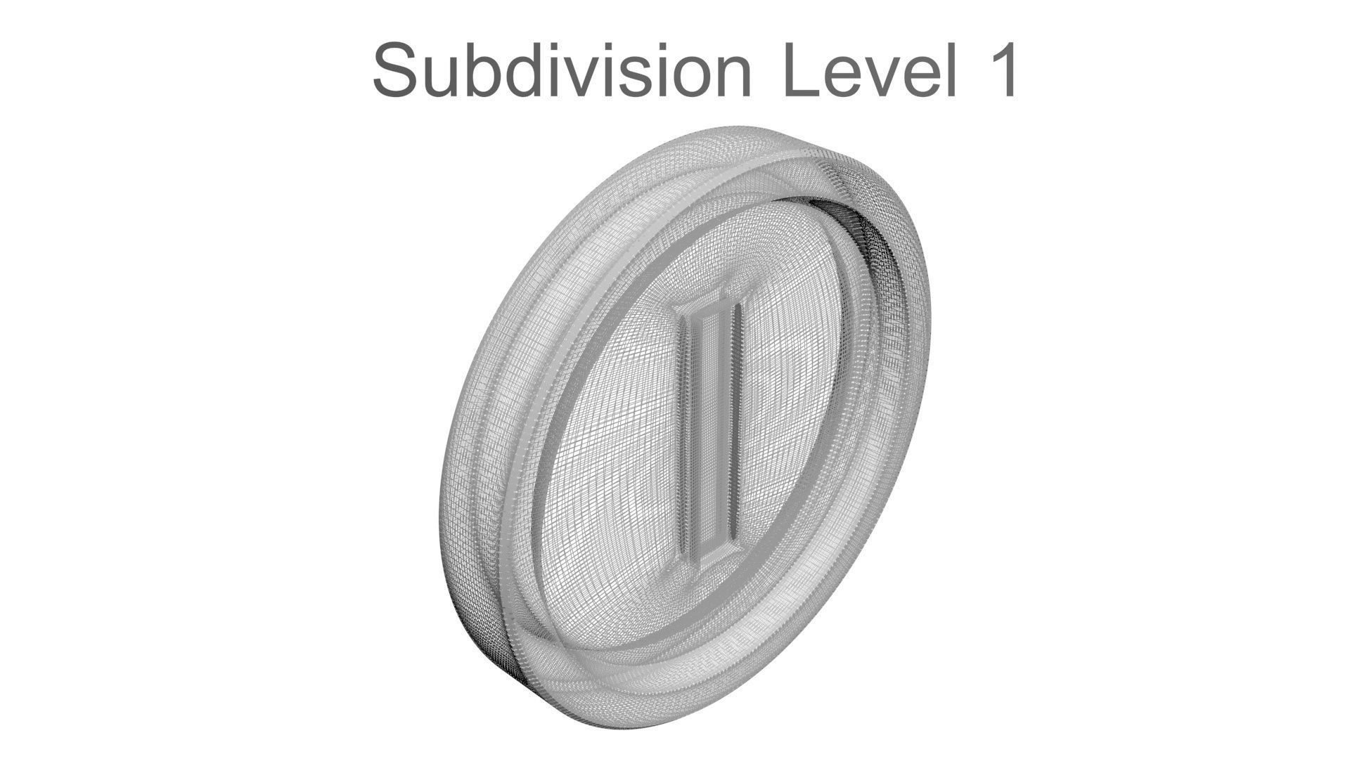 Super Mario Coin 3D model_17