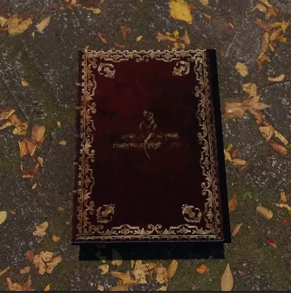Old book Free low-poly 3D model