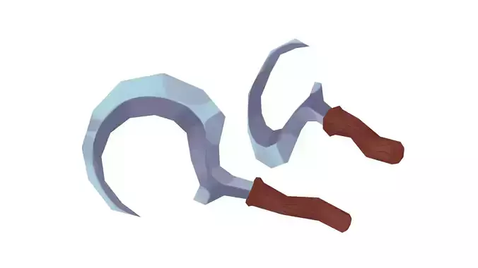 Iron Sickle - Hand Painted