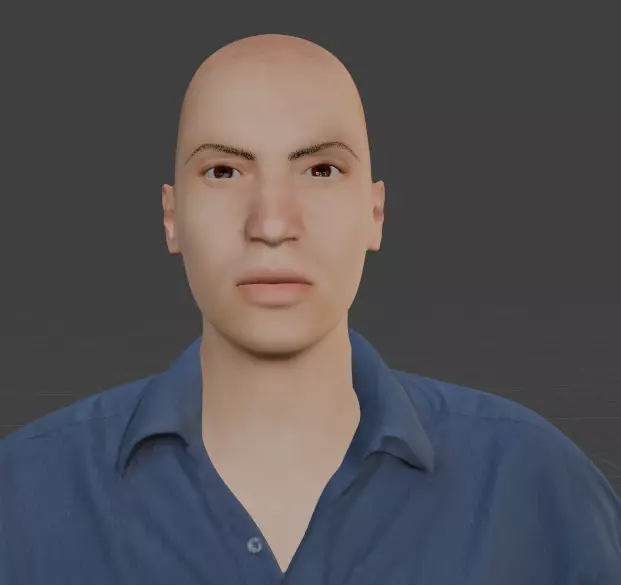 realistic human - George 3D model