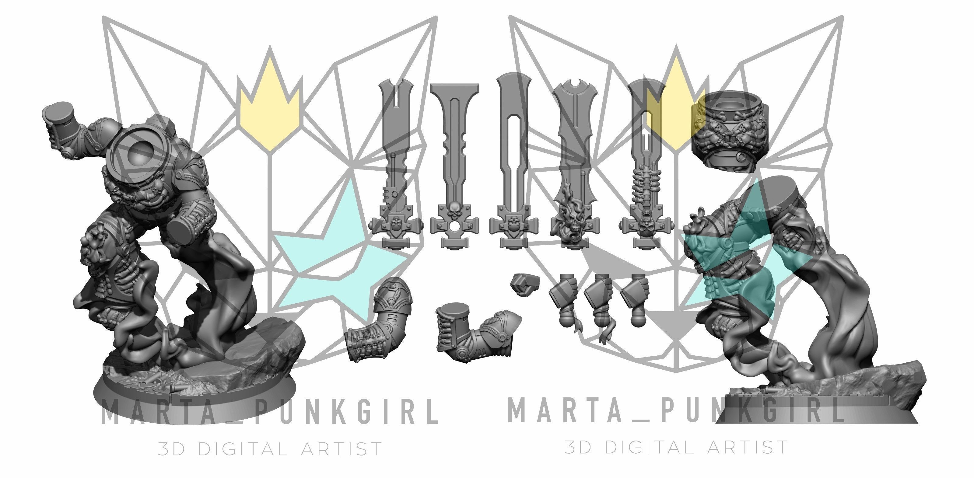 GHOSTRIDER GURLS 3D model_3