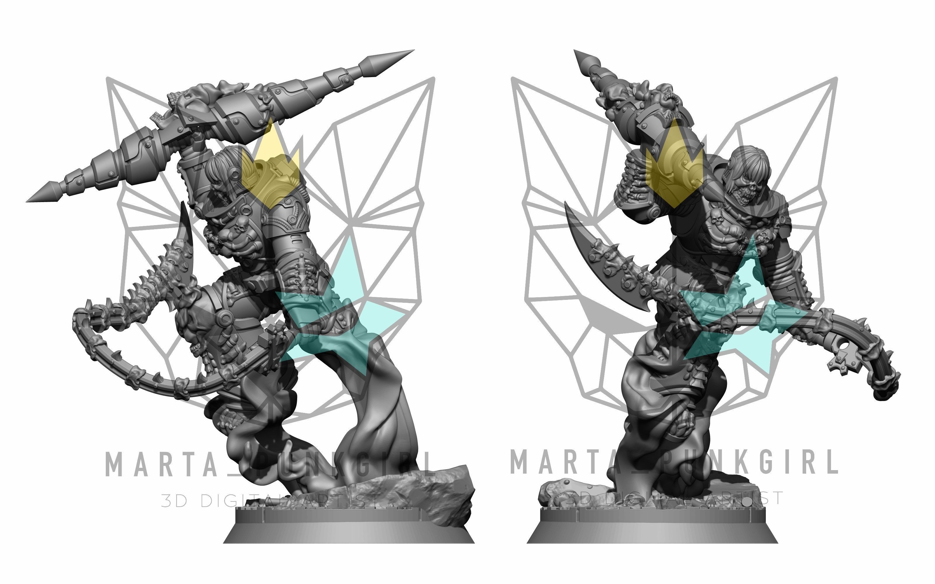 GHOSTRIDER GURLS 3D model_1