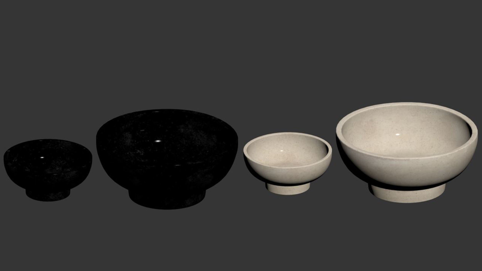 Orion Handcrafted Terracotta Bowls 3D model_5
