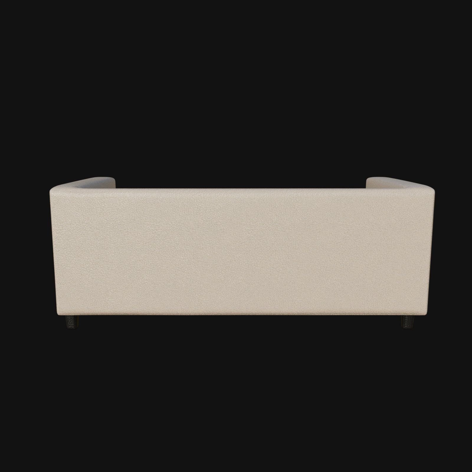 white leather two seater 3d model 3D model_8