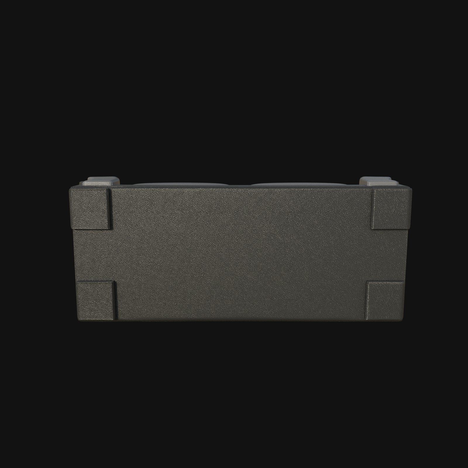 white and gray leather two seater 3d model 3D model_6