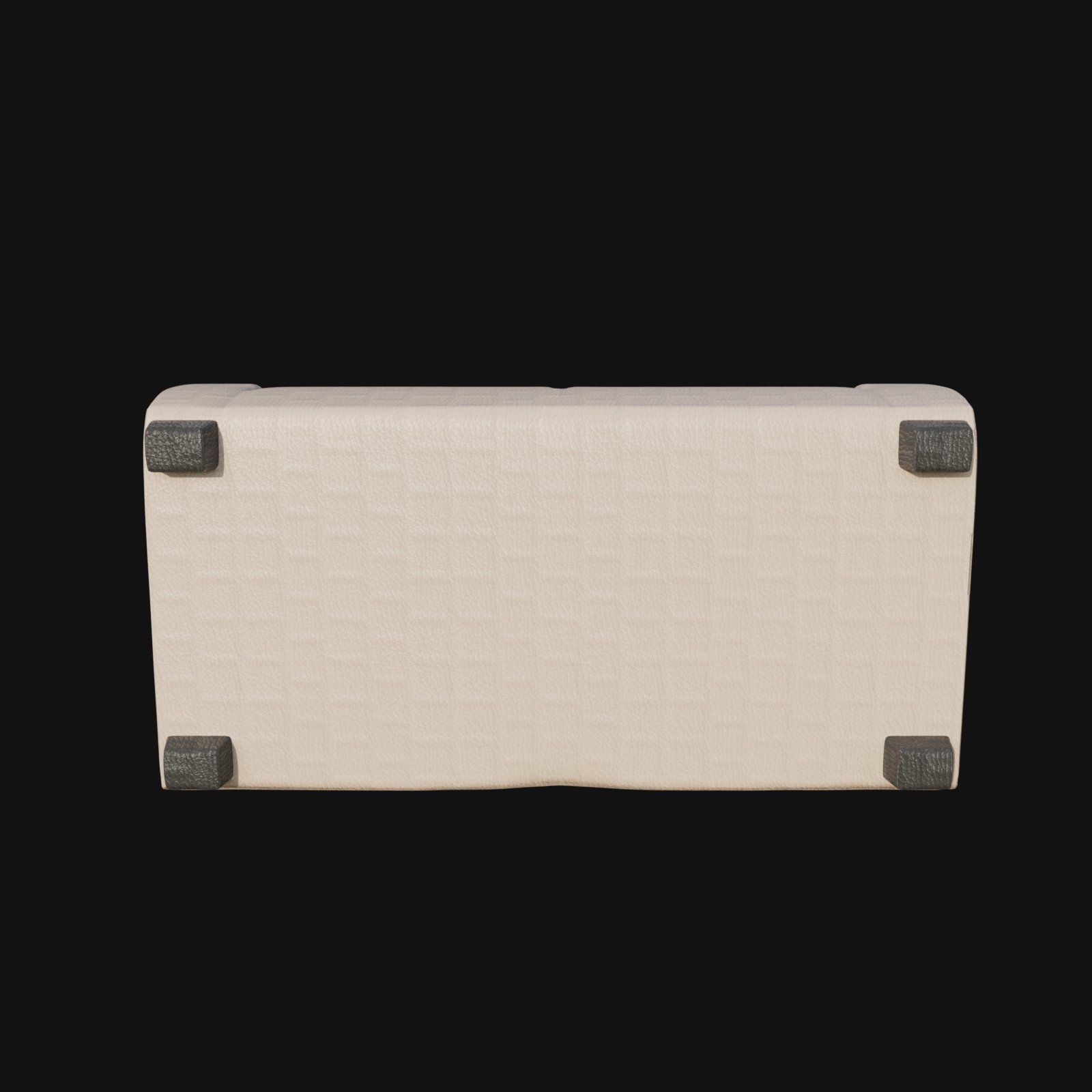 off white two seater sofa 3d model 3D model_2