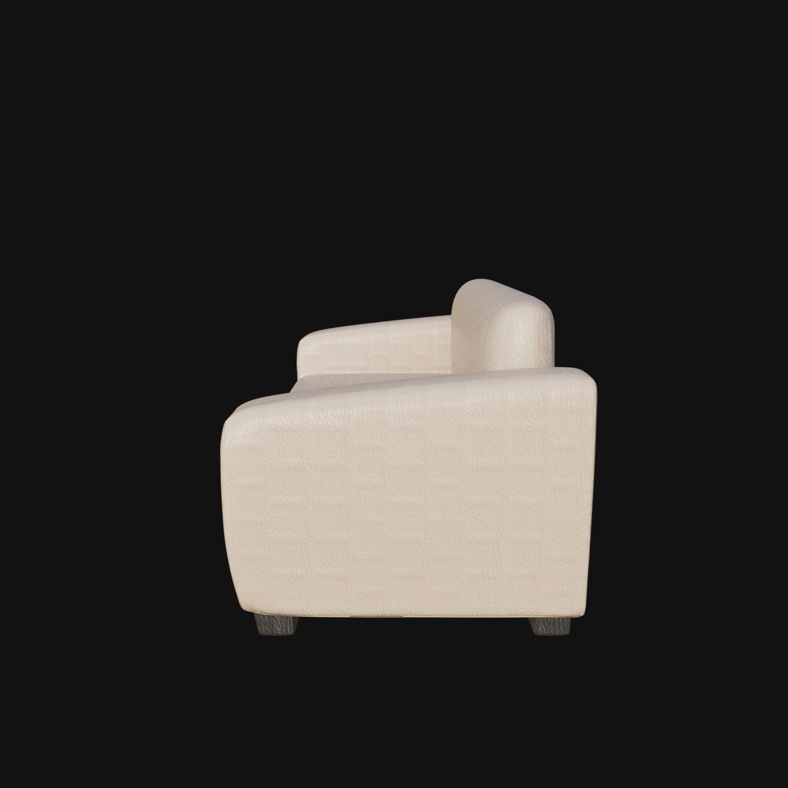 off white two seater sofa 3d model 3D model_5
