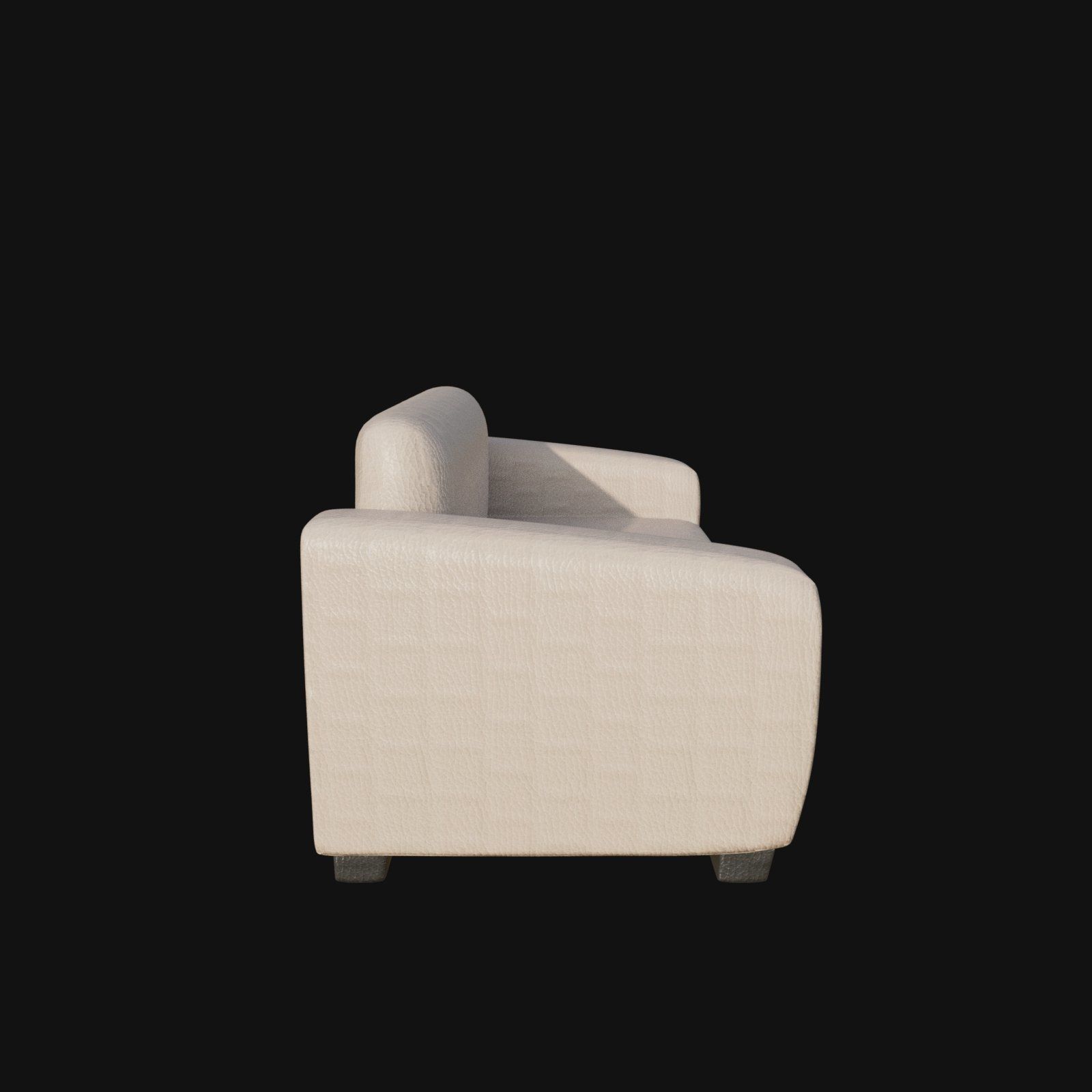 off white two seater sofa 3d model 3D model_6