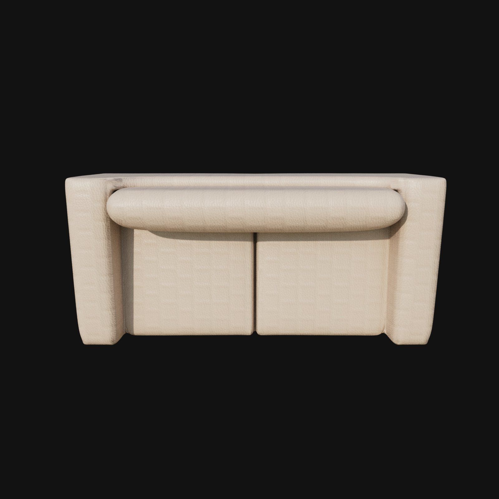 off white two seater sofa 3d model 3D model_8