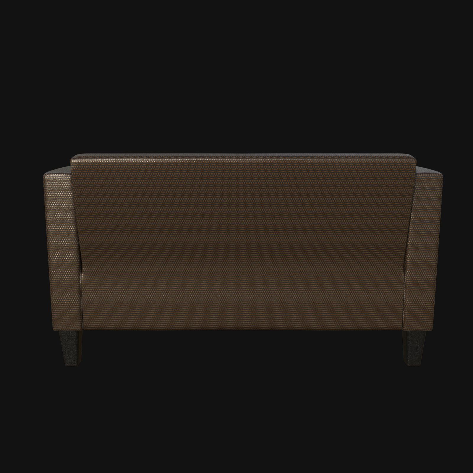 fashion 3d sofa light brown 3D model_5