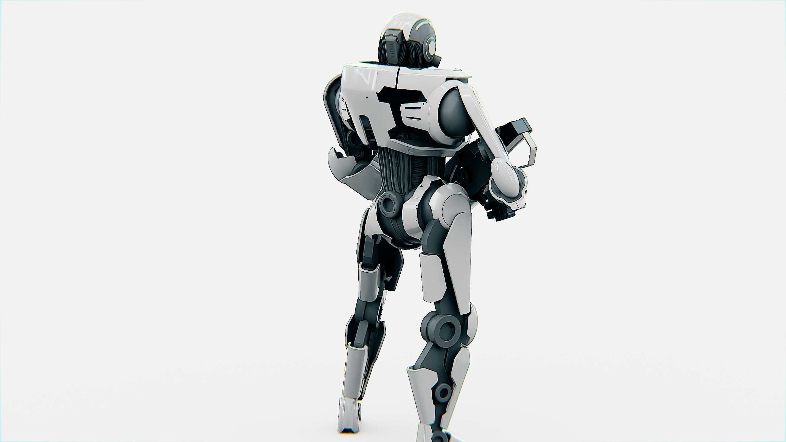 ANDROID SOLDIER P-800 Rigged for Unreal Engine - Unity - MIXAMO  3D model_12