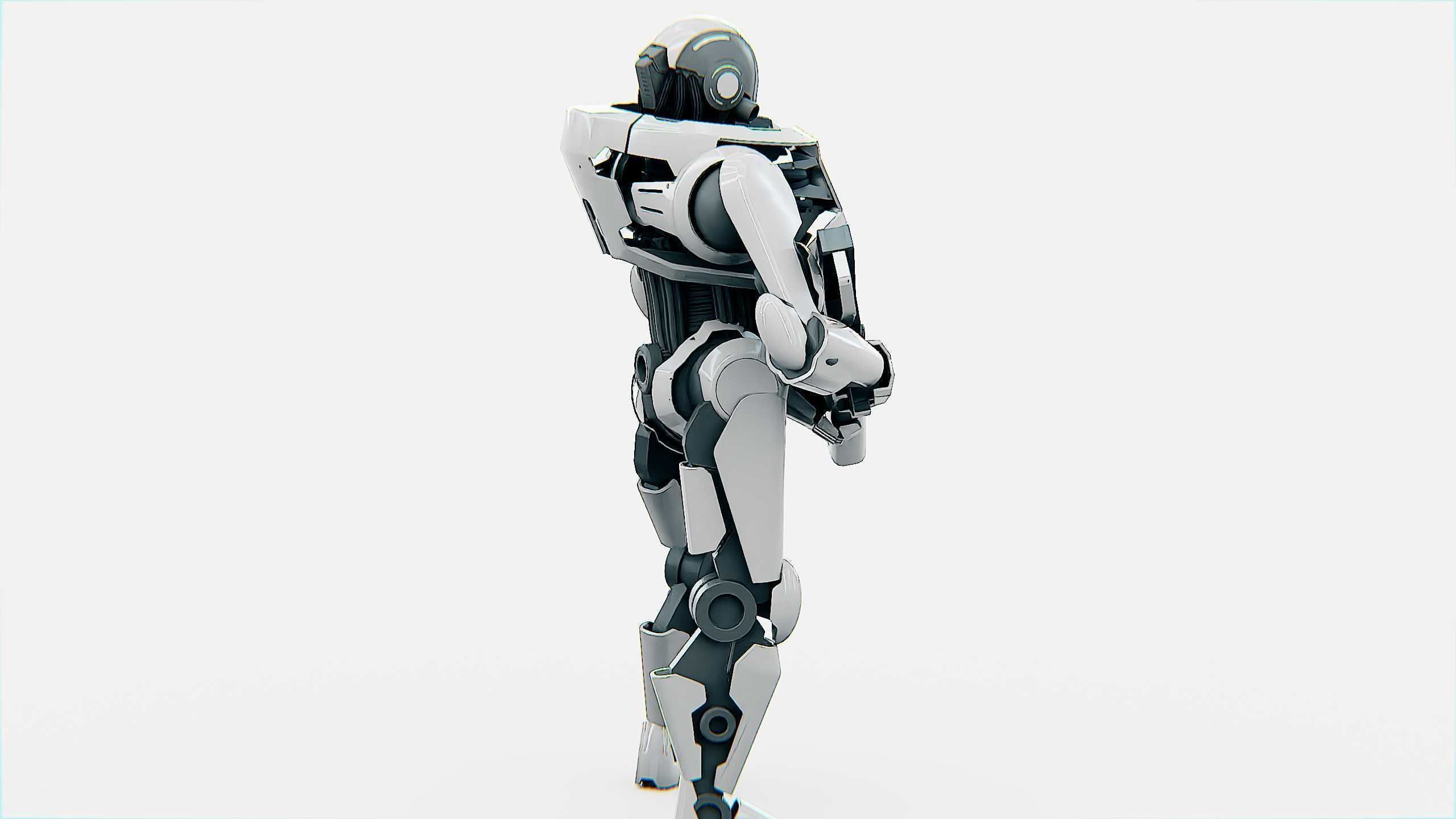 ANDROID SOLDIER P-800 Rigged for Unreal Engine - Unity - MIXAMO  3D model_10