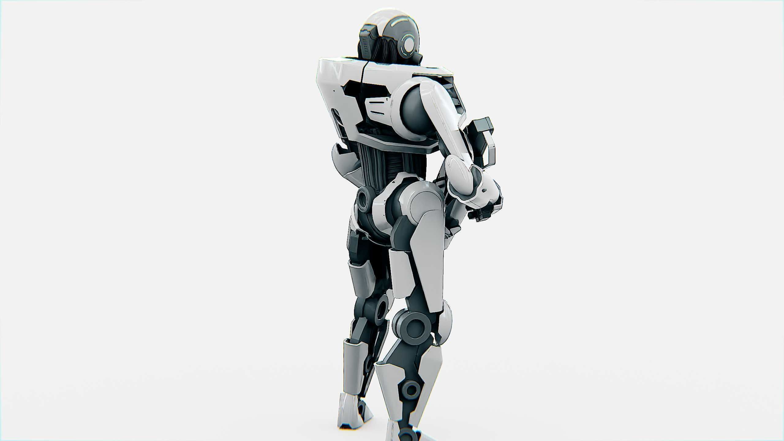 ANDROID SOLDIER P-800 Rigged for Unreal Engine - Unity - MIXAMO  3D model_11