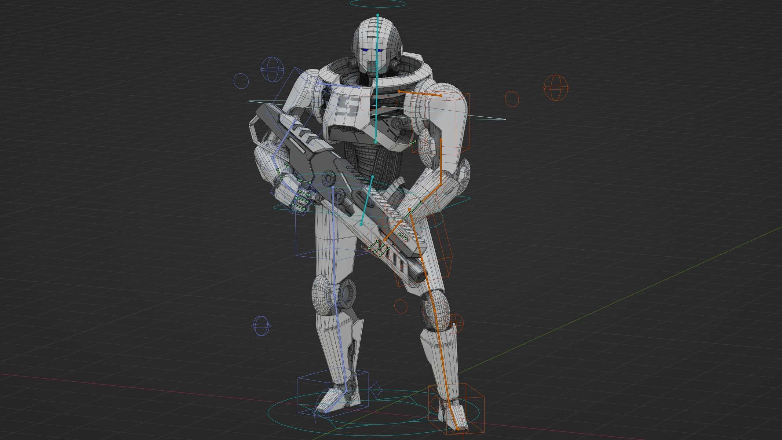 ANDROID SOLDIER P-800 Rigged for Unreal Engine - Unity - MIXAMO  3D model_37