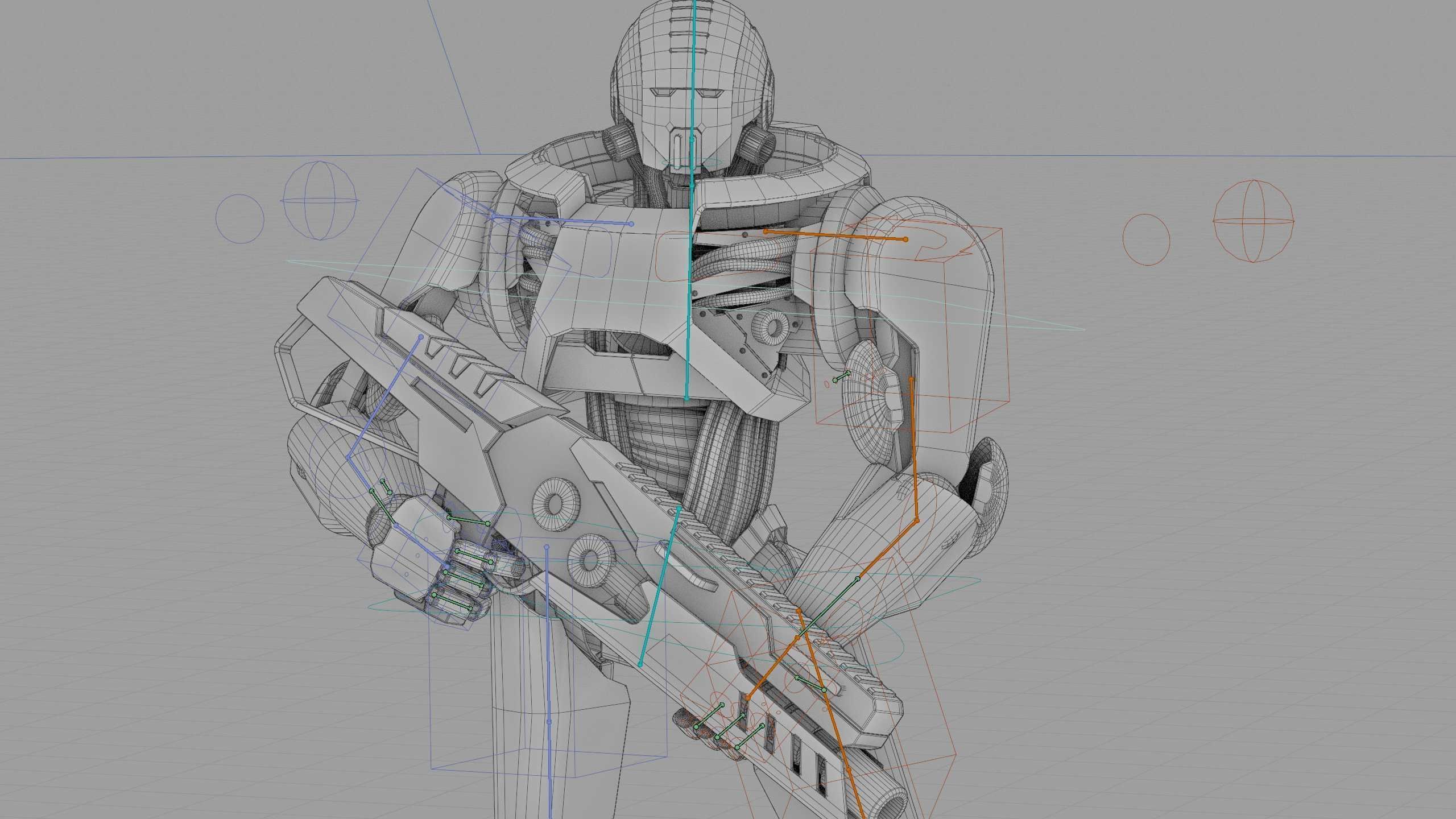 ANDROID SOLDIER P-800 Rigged for Unreal Engine - Unity - MIXAMO  3D model_42