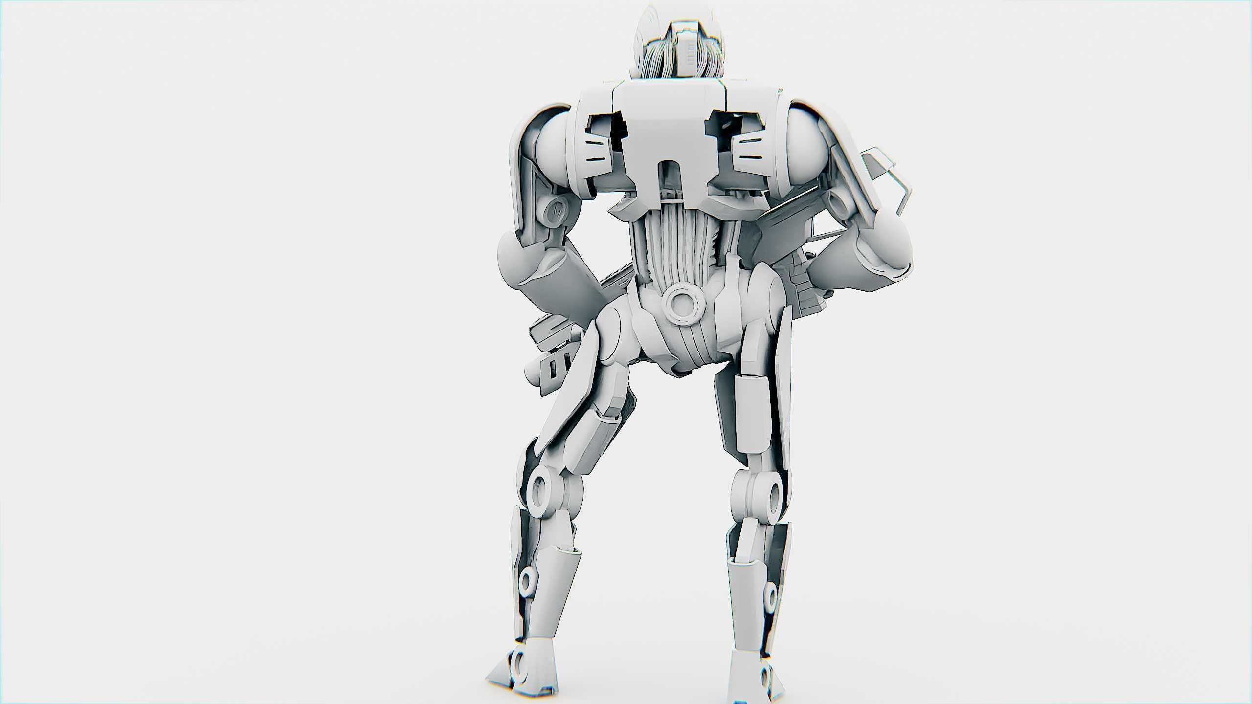 ANDROID SOLDIER P-800 Rigged for Unreal Engine - Unity - MIXAMO  3D model_33