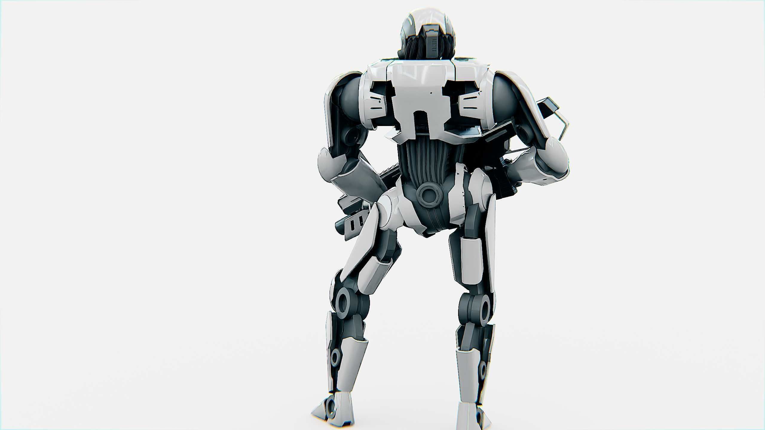 ANDROID SOLDIER P-800 Rigged for Unreal Engine - Unity - MIXAMO  3D model_15