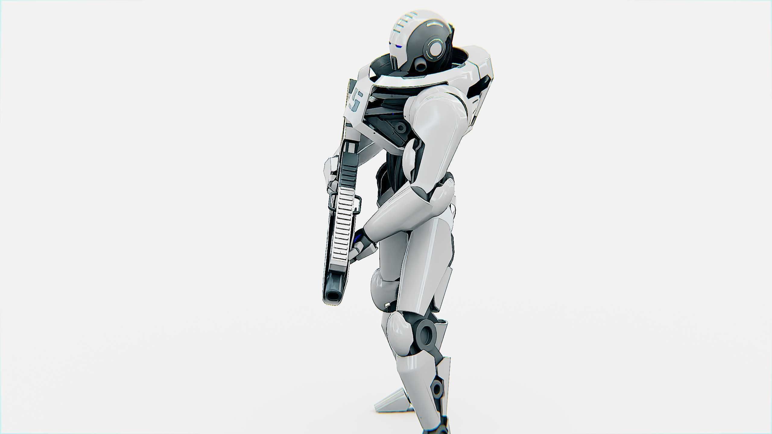 ANDROID SOLDIER P-800 Rigged for Unreal Engine - Unity - MIXAMO  3D model_20