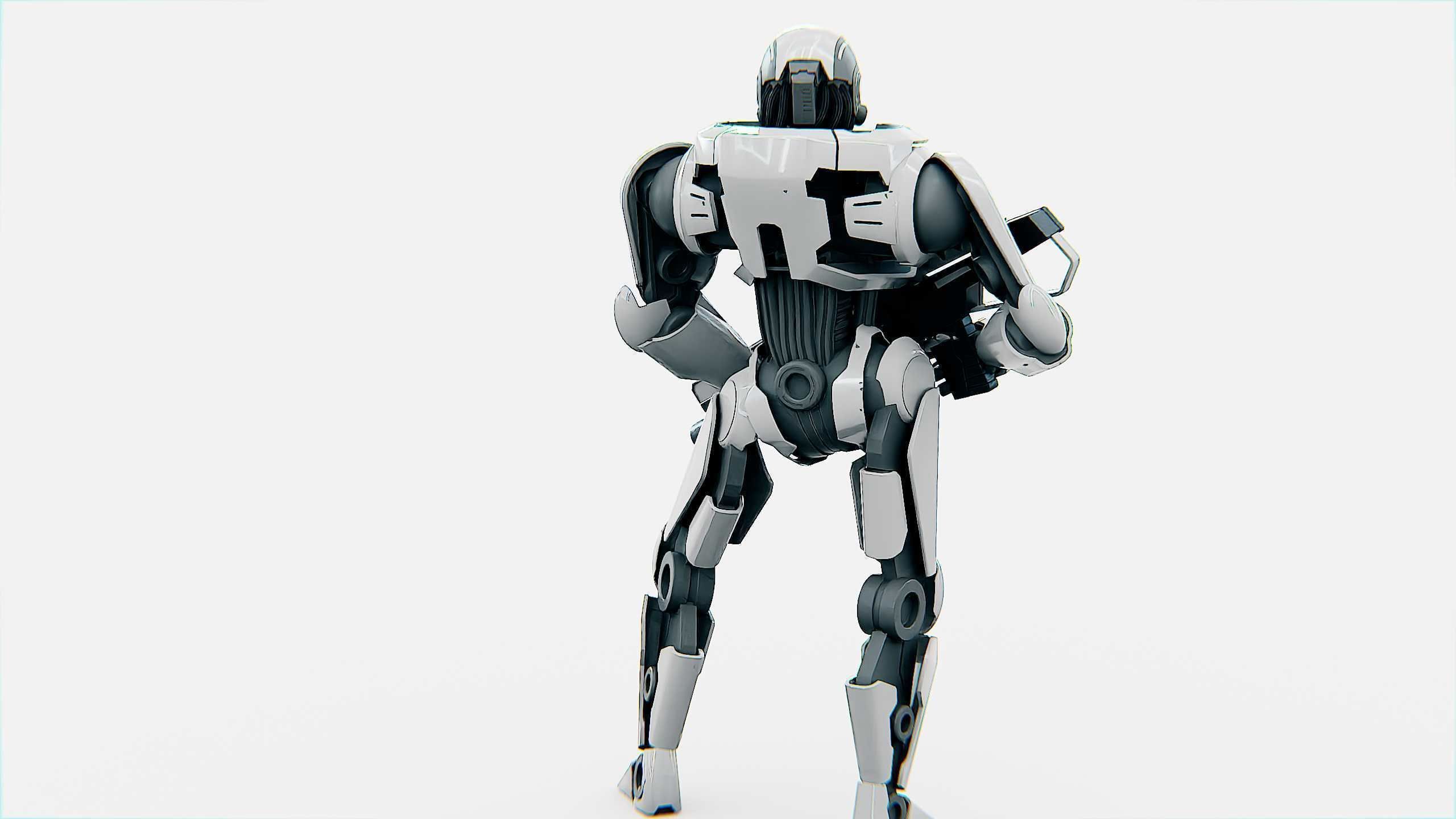 ANDROID SOLDIER P-800 Rigged for Unreal Engine - Unity - MIXAMO  3D model_14