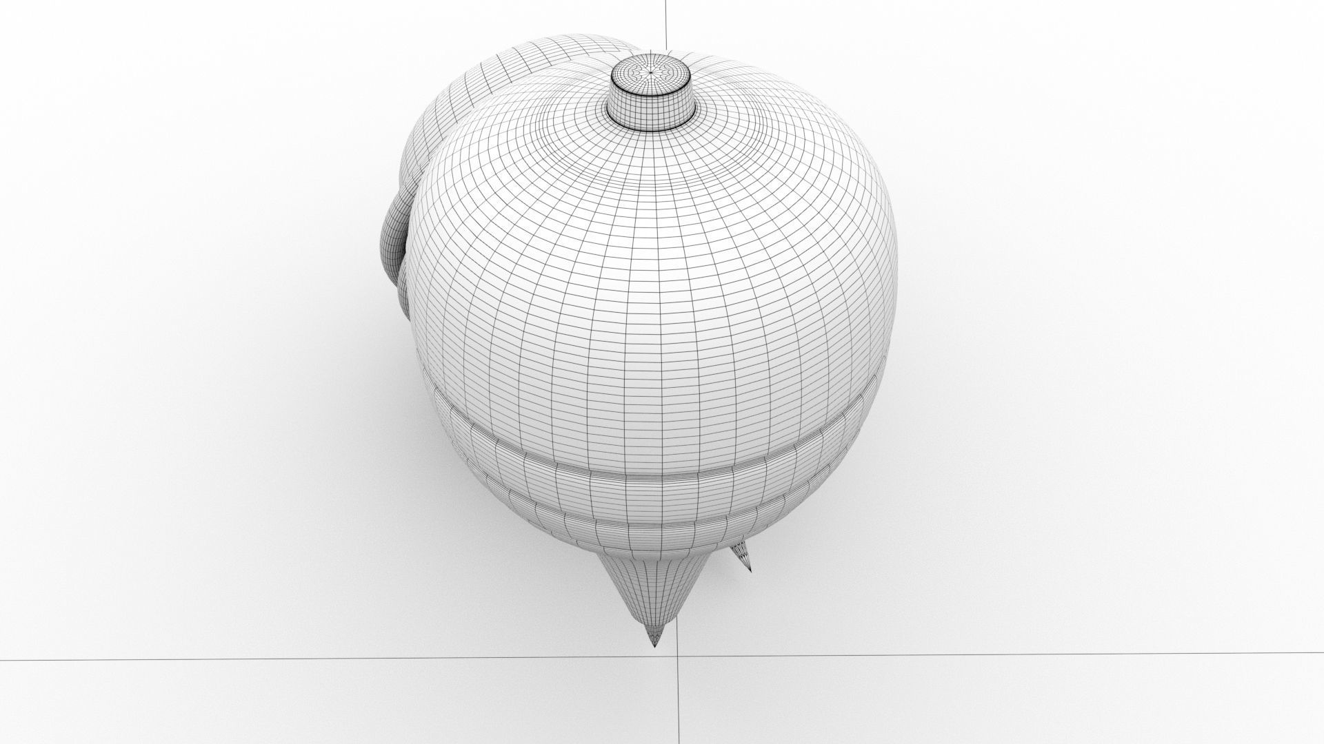 laos Piao Toy Low-poly 3D model_9