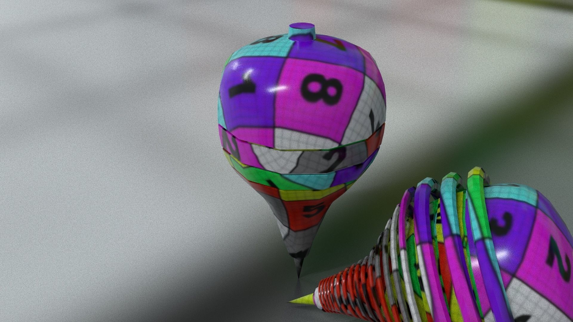 laos Piao Toy Low-poly 3D model_12