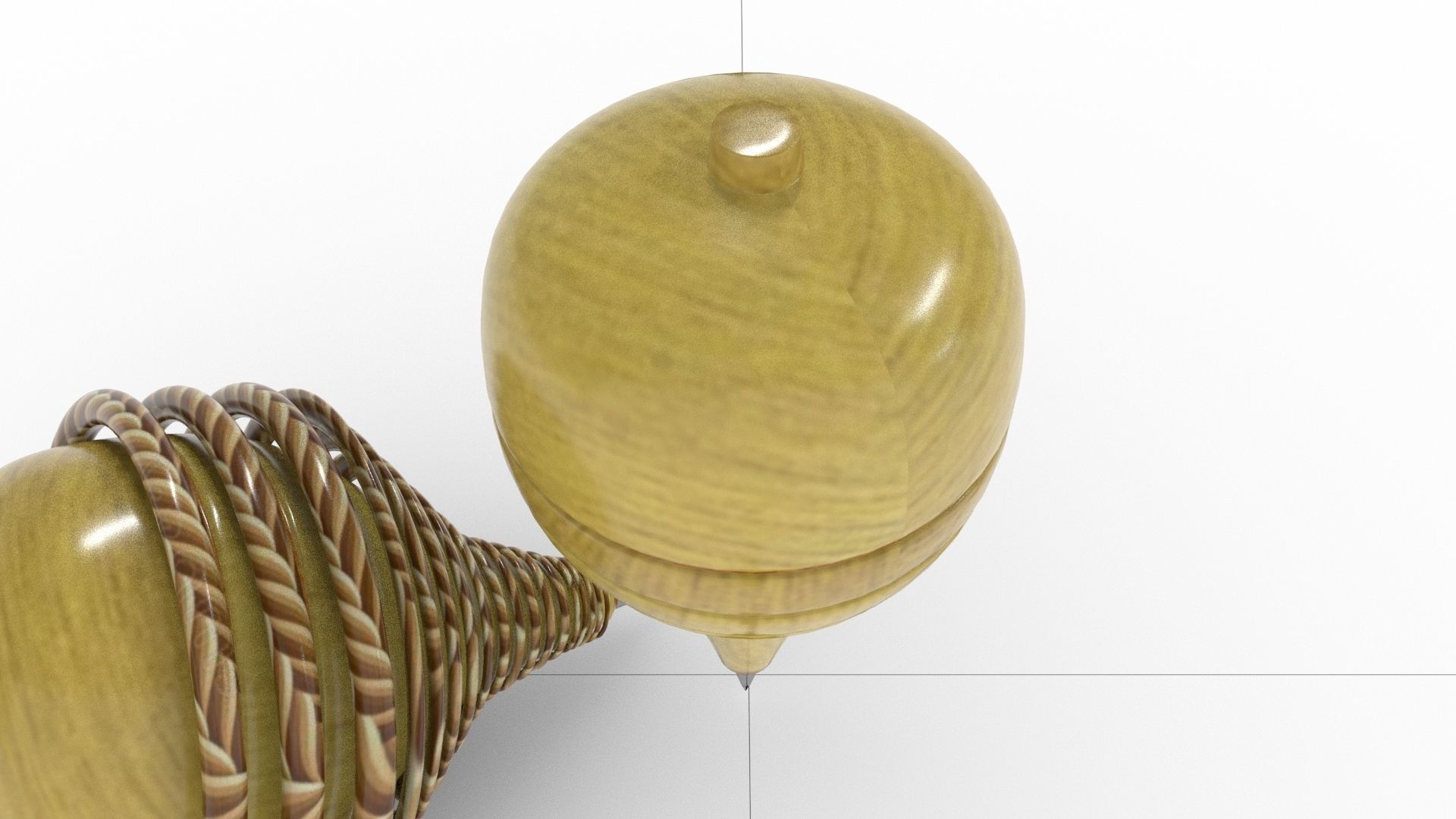 laos Piao Toy Low-poly 3D model_3