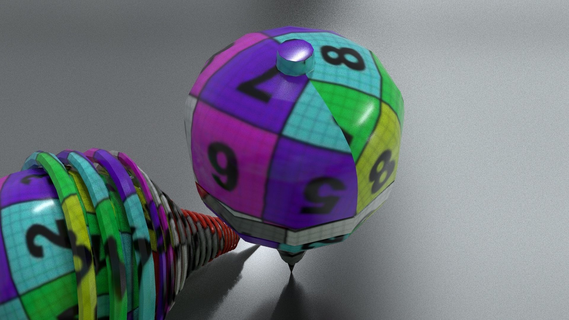 laos Piao Toy Low-poly 3D model_13