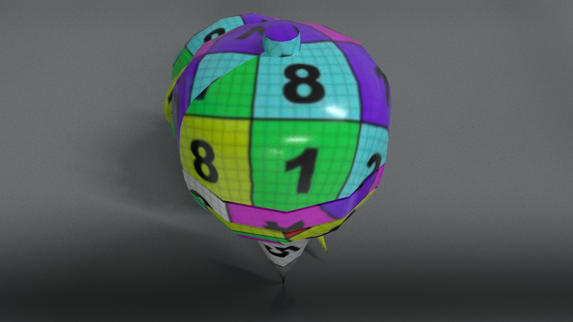 laos Piao Toy Low-poly 3D model_14