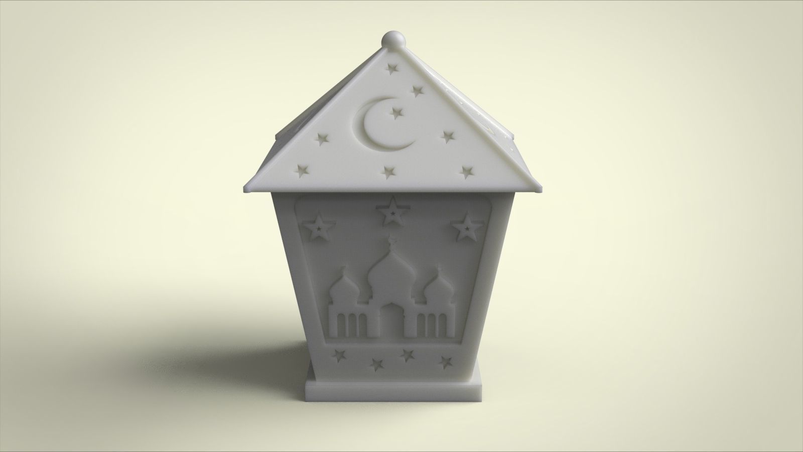 Candle fanous for silicone mold 3D print model_2