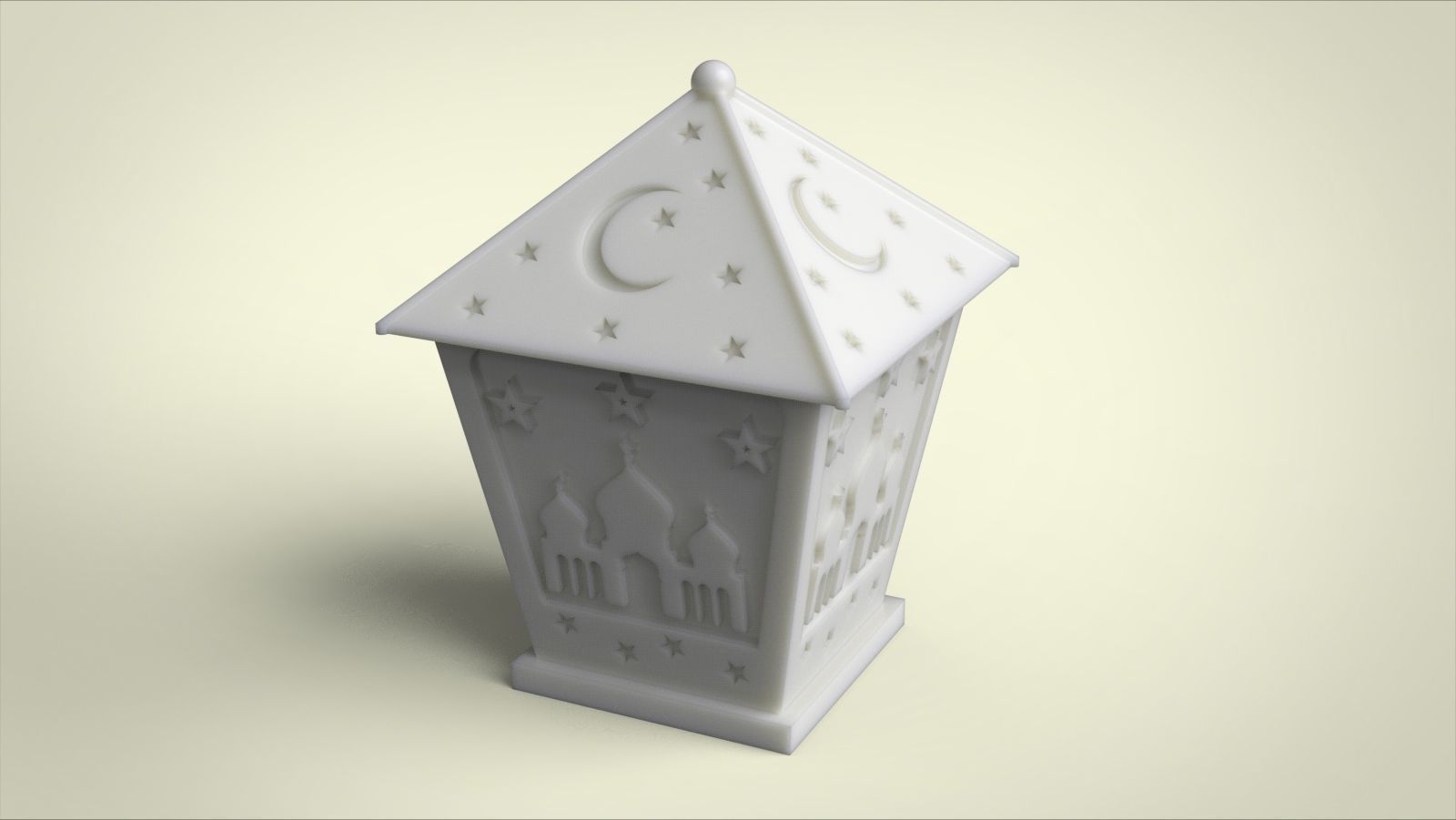 Candle fanous for silicone mold 3D print model_1