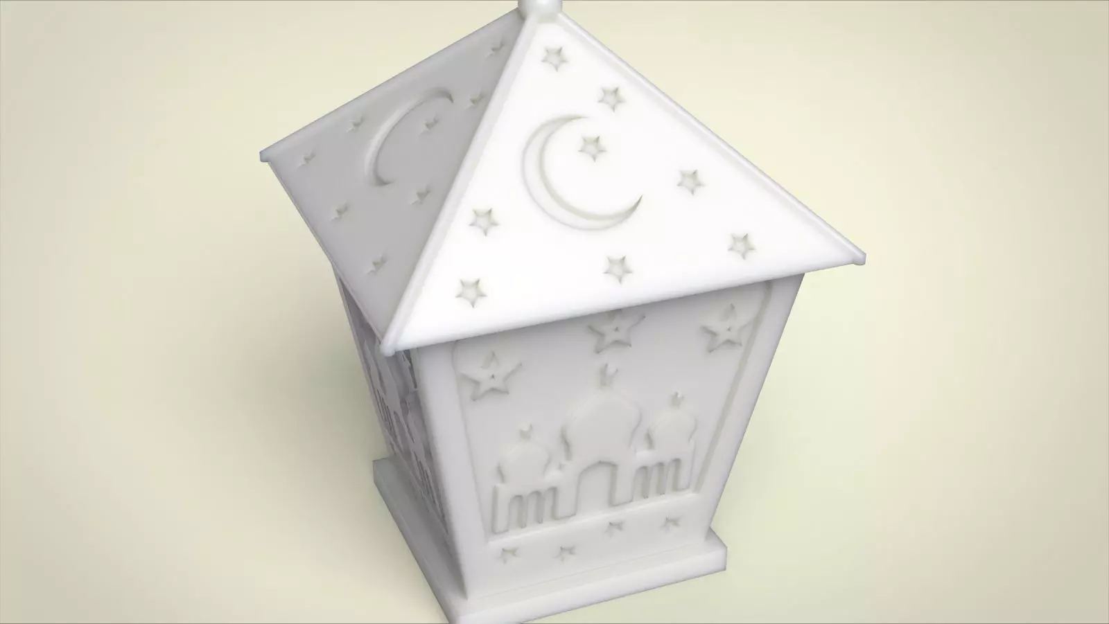 Candle fanous for silicone mold 3D print model_0