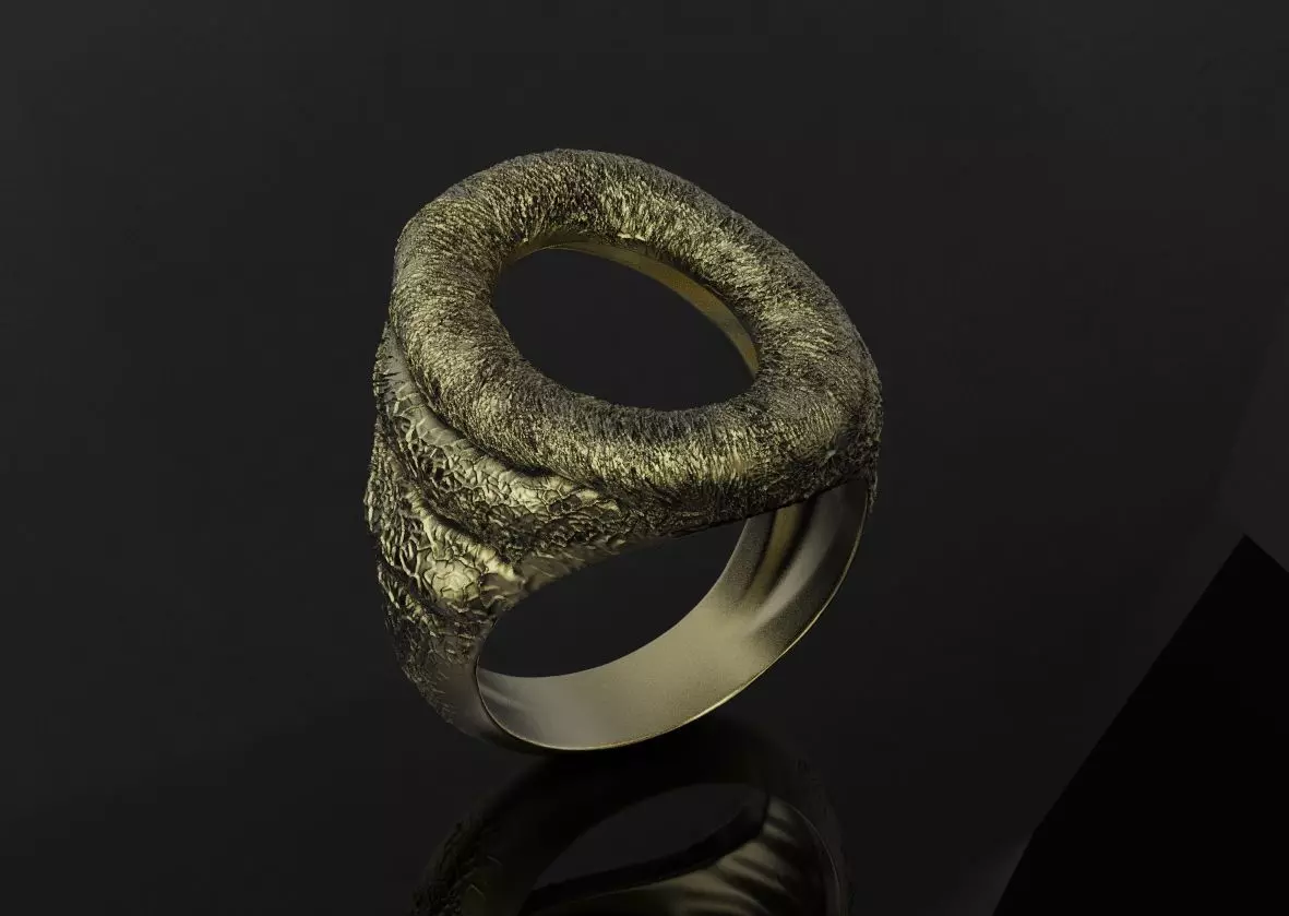 Men golden ring Free 3D print model
