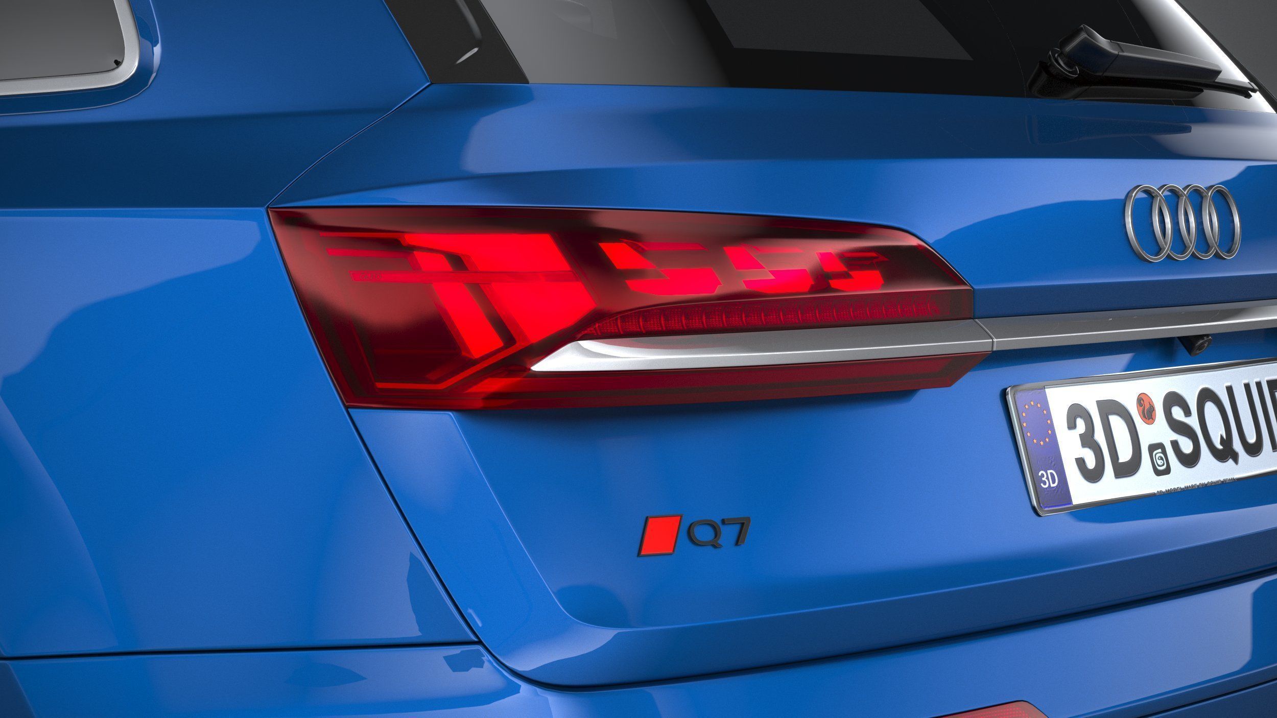 Audi Q7 2025 3D model_15