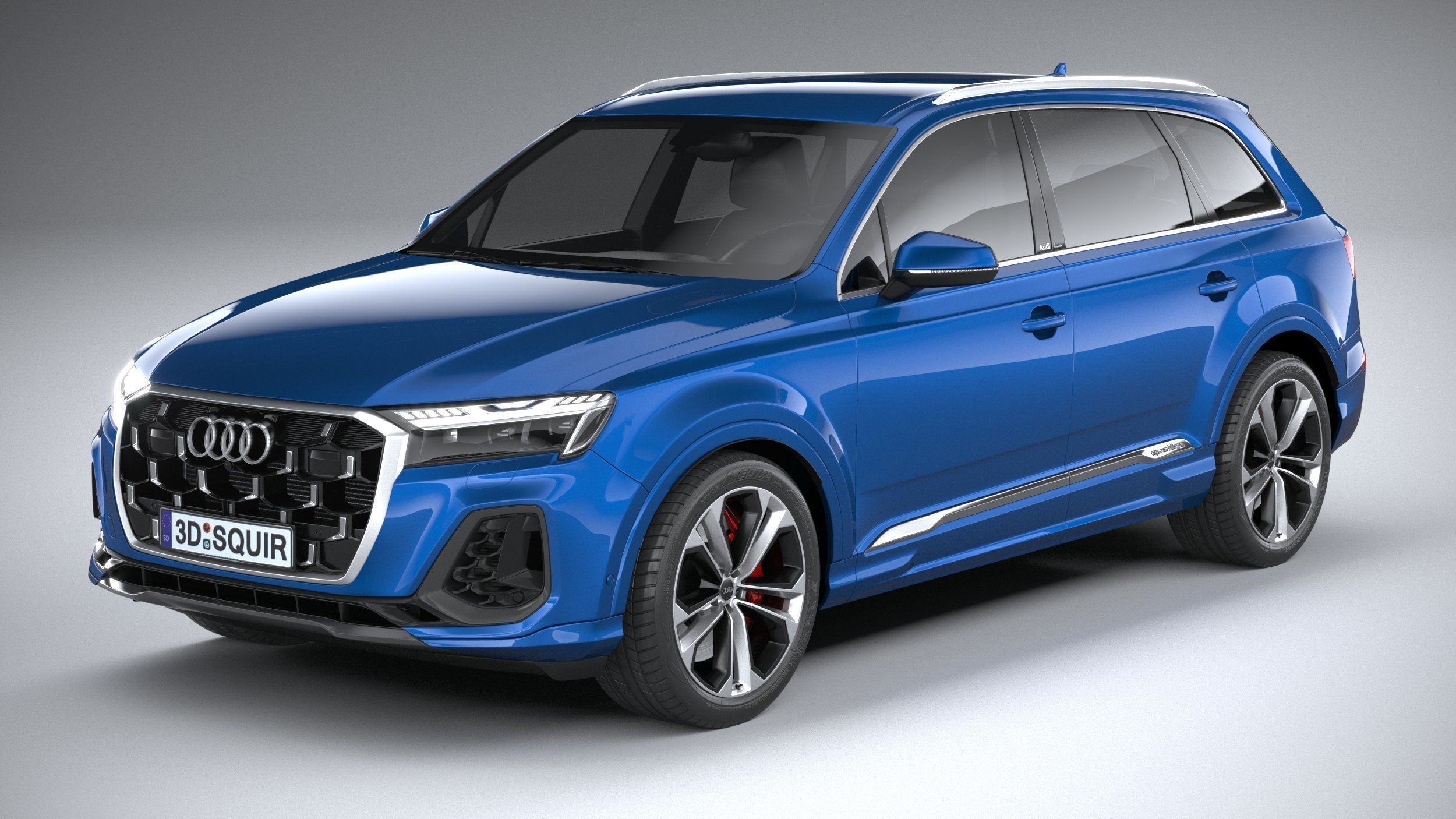 Audi Q7 2025 3D model_1