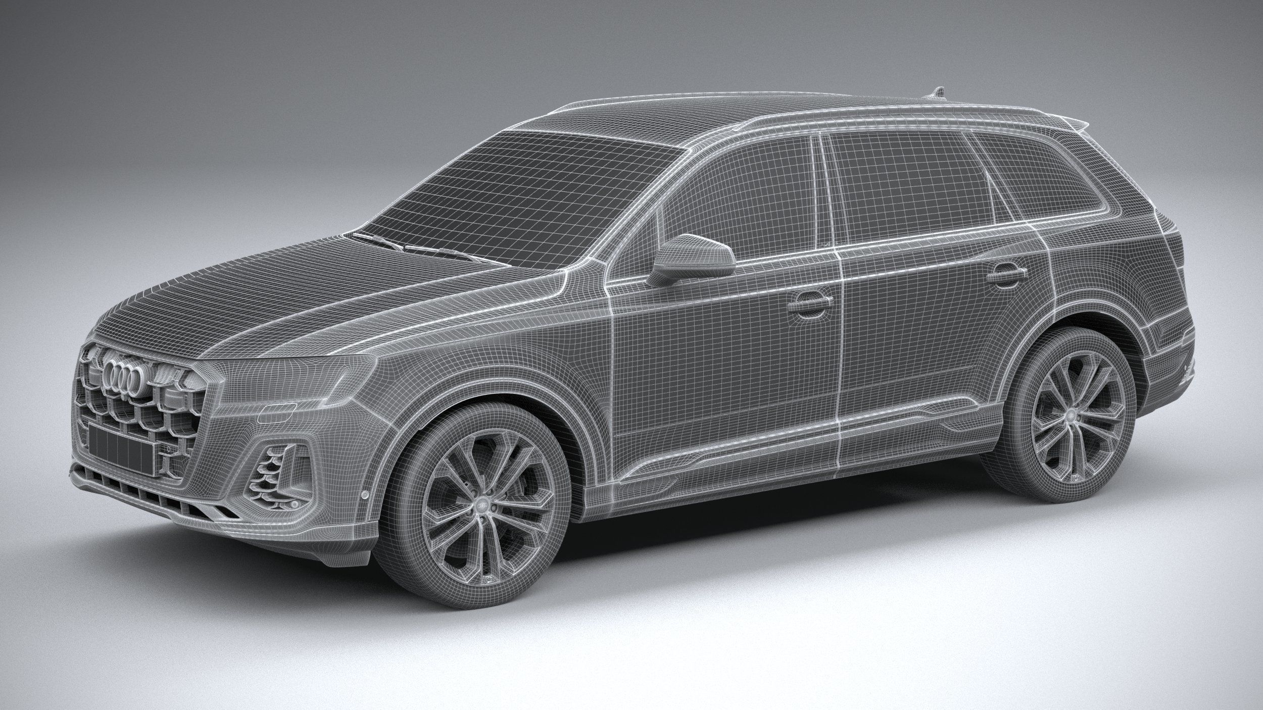 Audi Q7 2025 3D model_26
