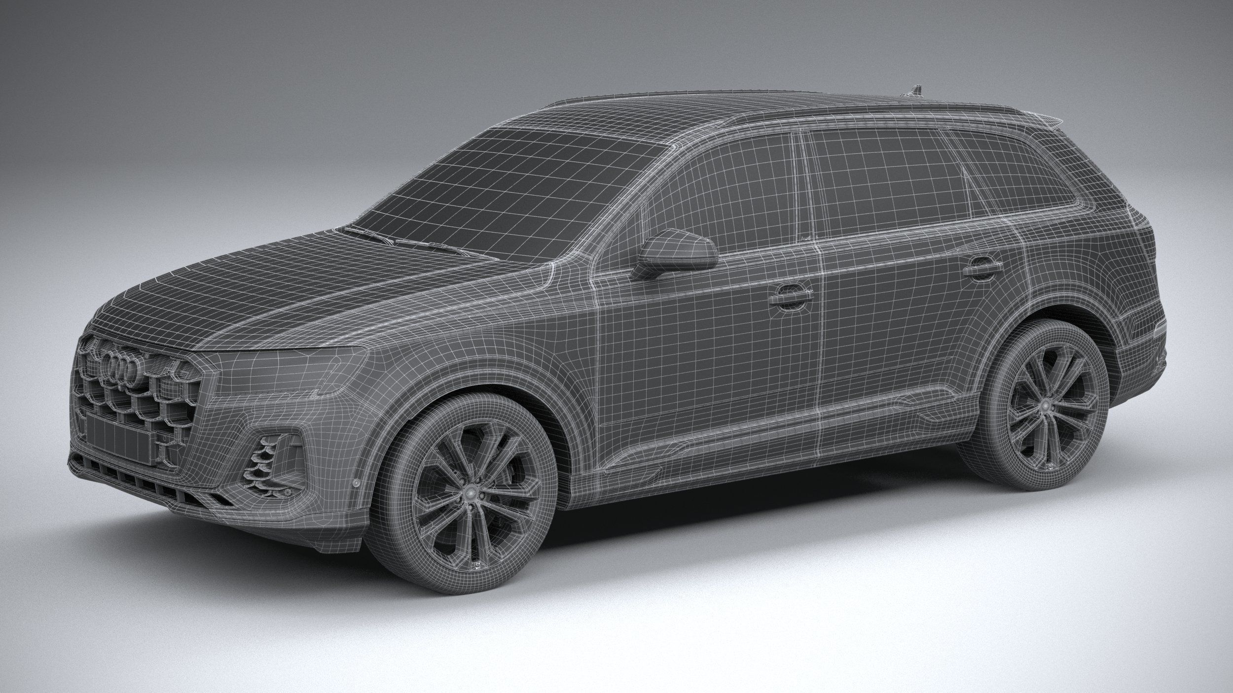 Audi Q7 2025 3D model_28