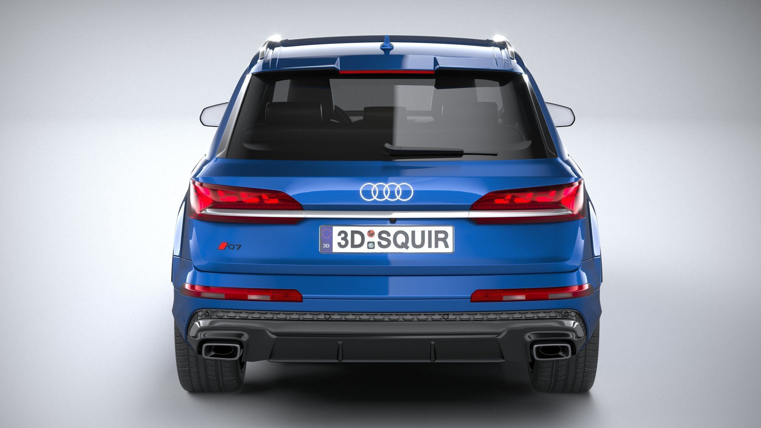 Audi Q7 2025 3D model_4