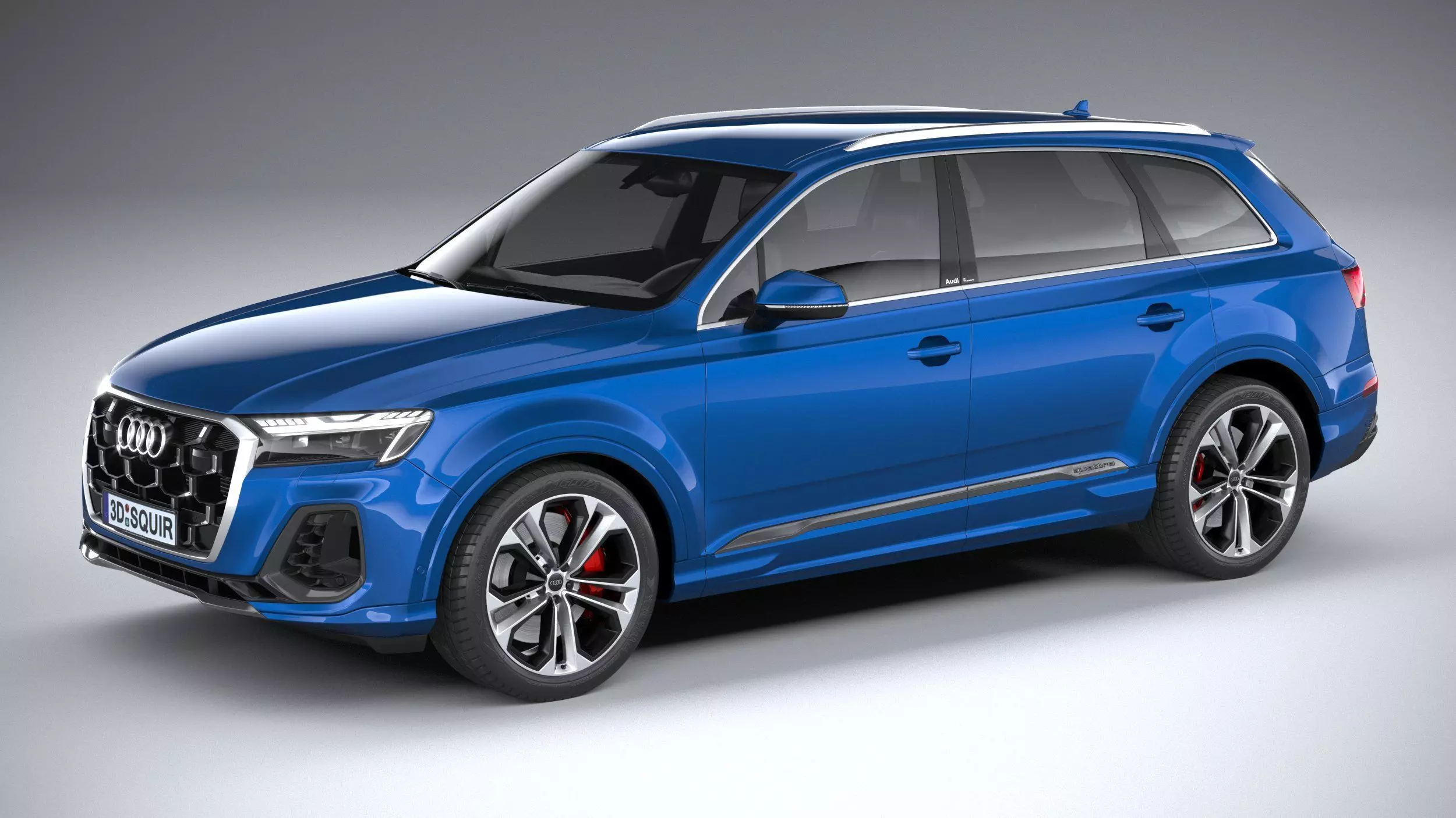 Audi Q7 2025 3D model_0