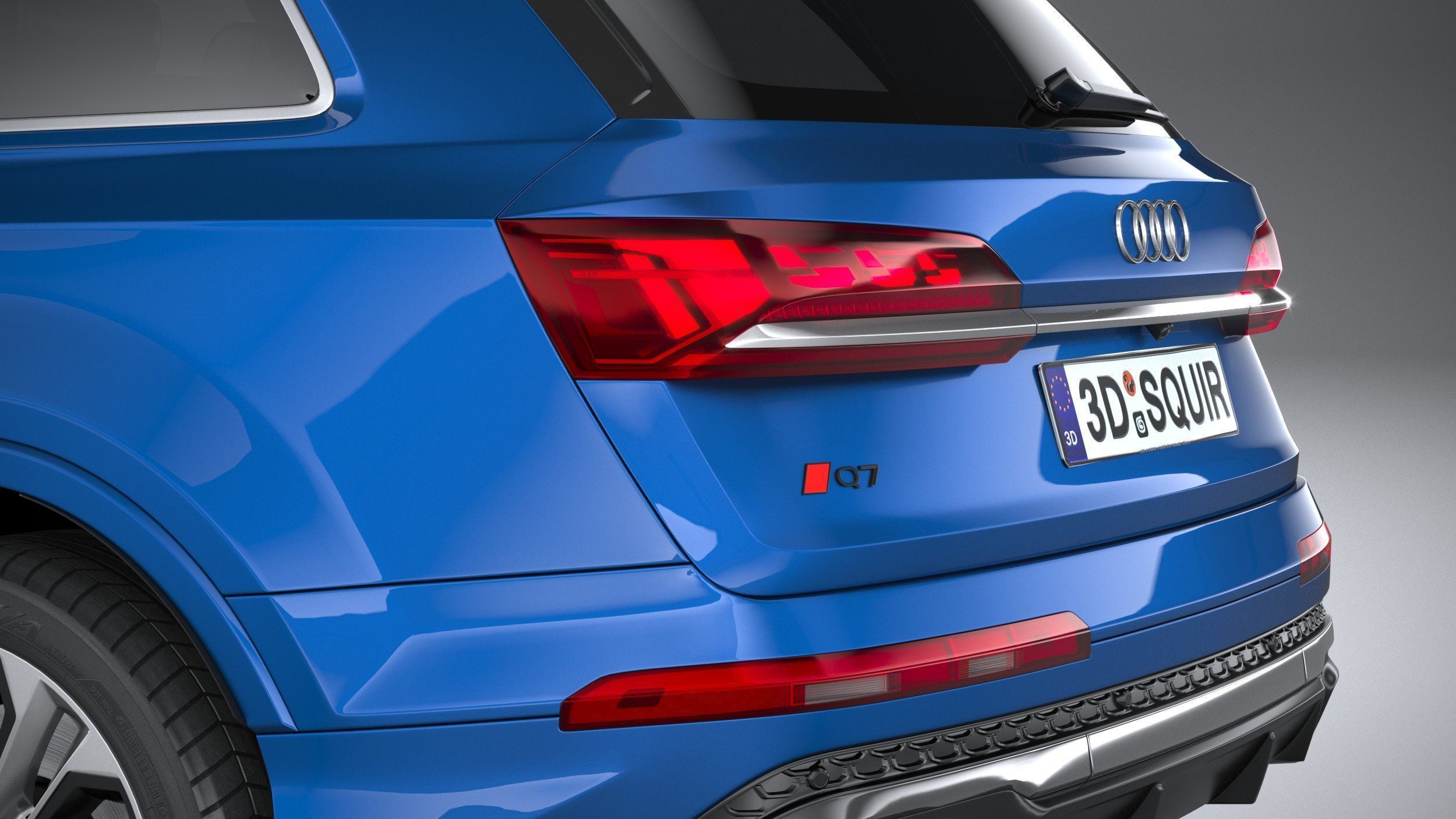 Audi Q7 2025 3D model_6