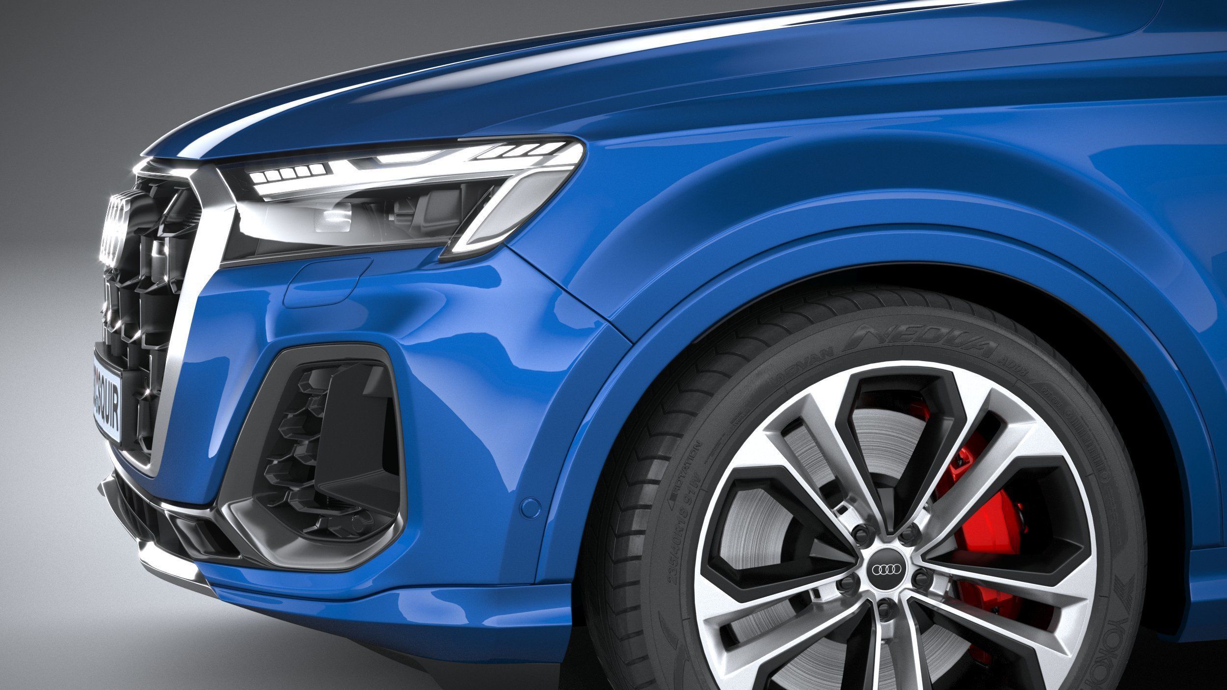 Audi Q7 2025 3D model_3