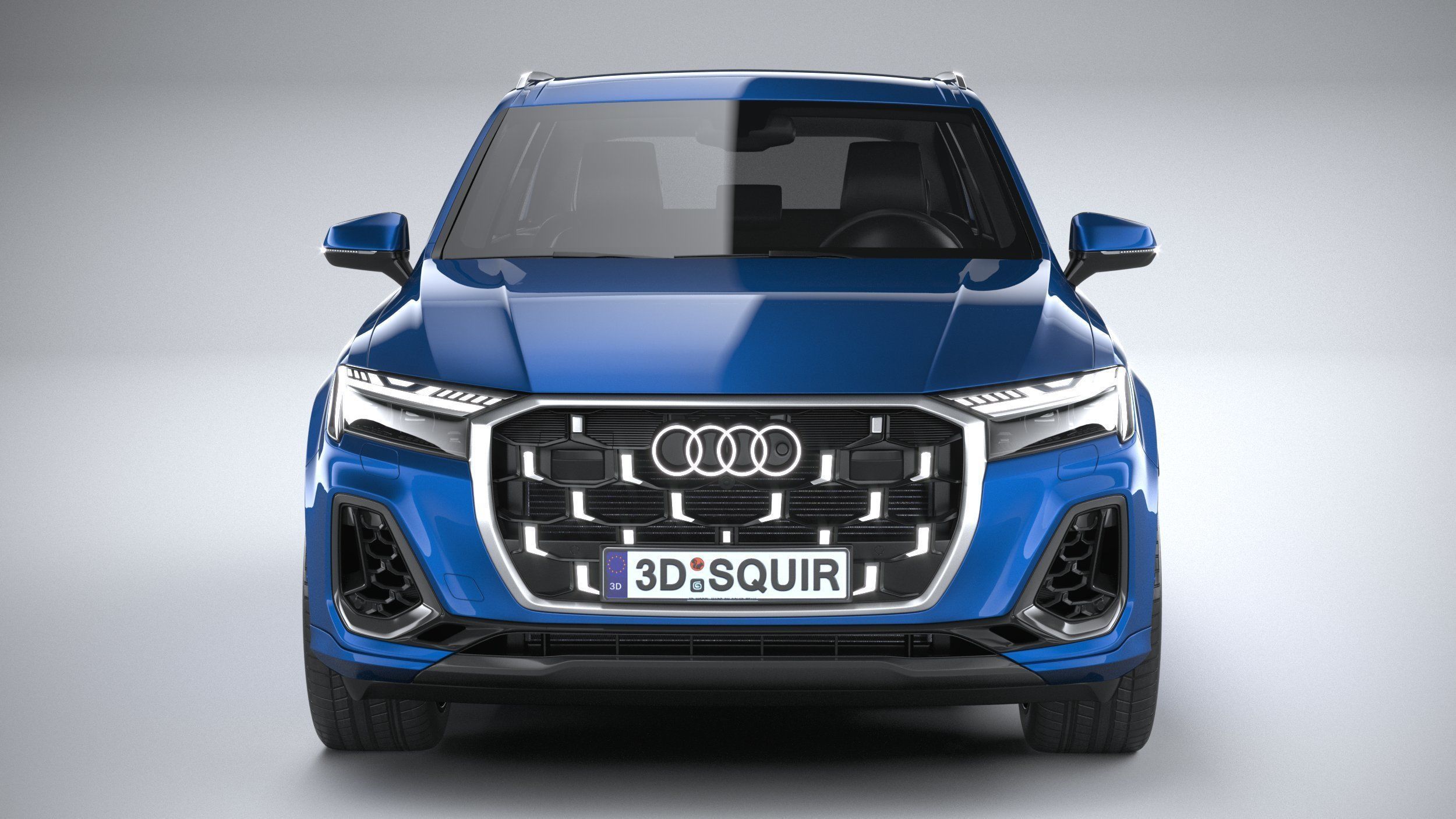 Audi Q7 2025 3D model_13
