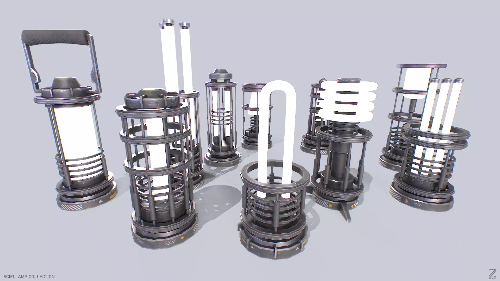 Sci fi lamp collection _0