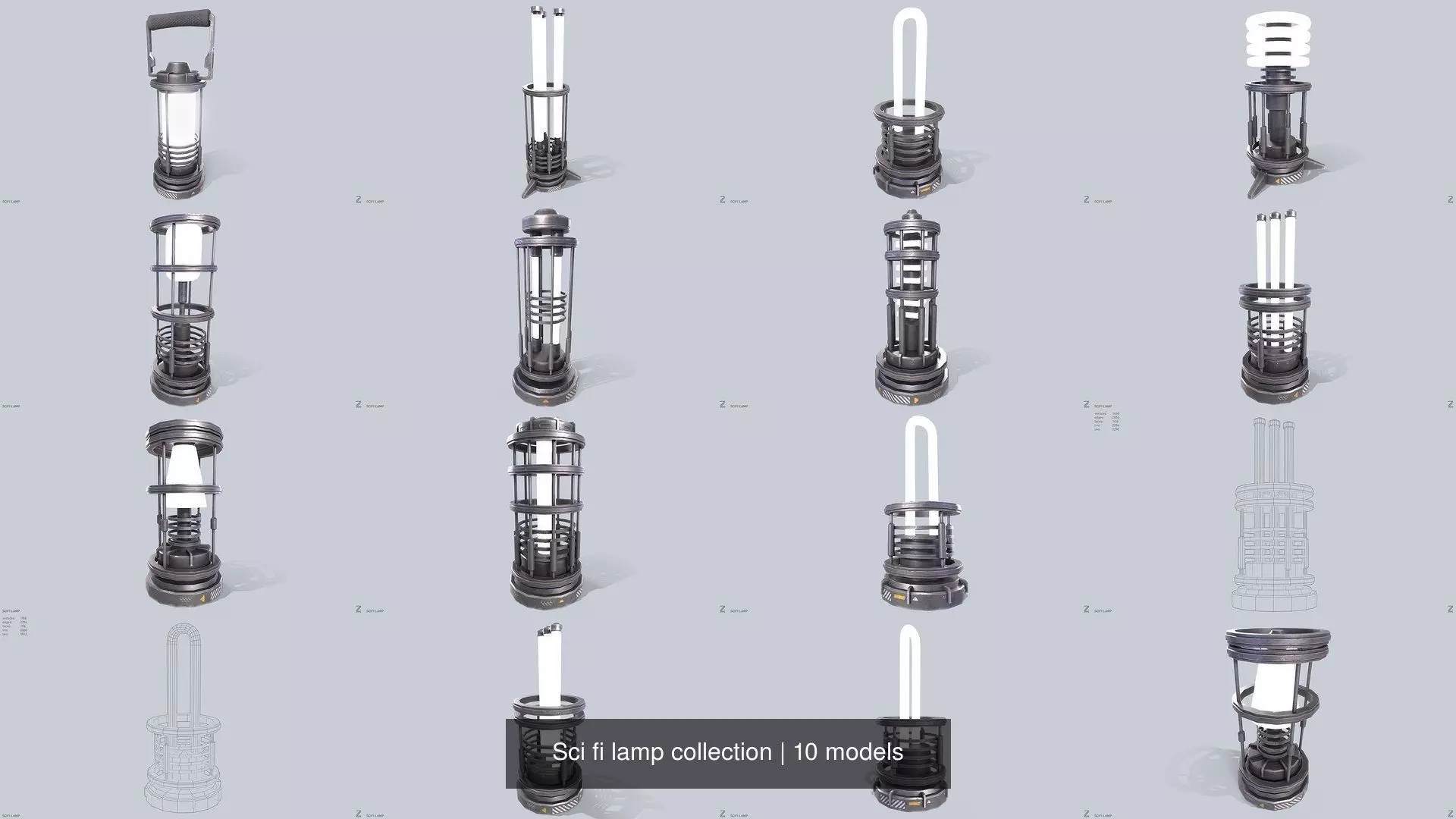 Sci fi lamp collection _11