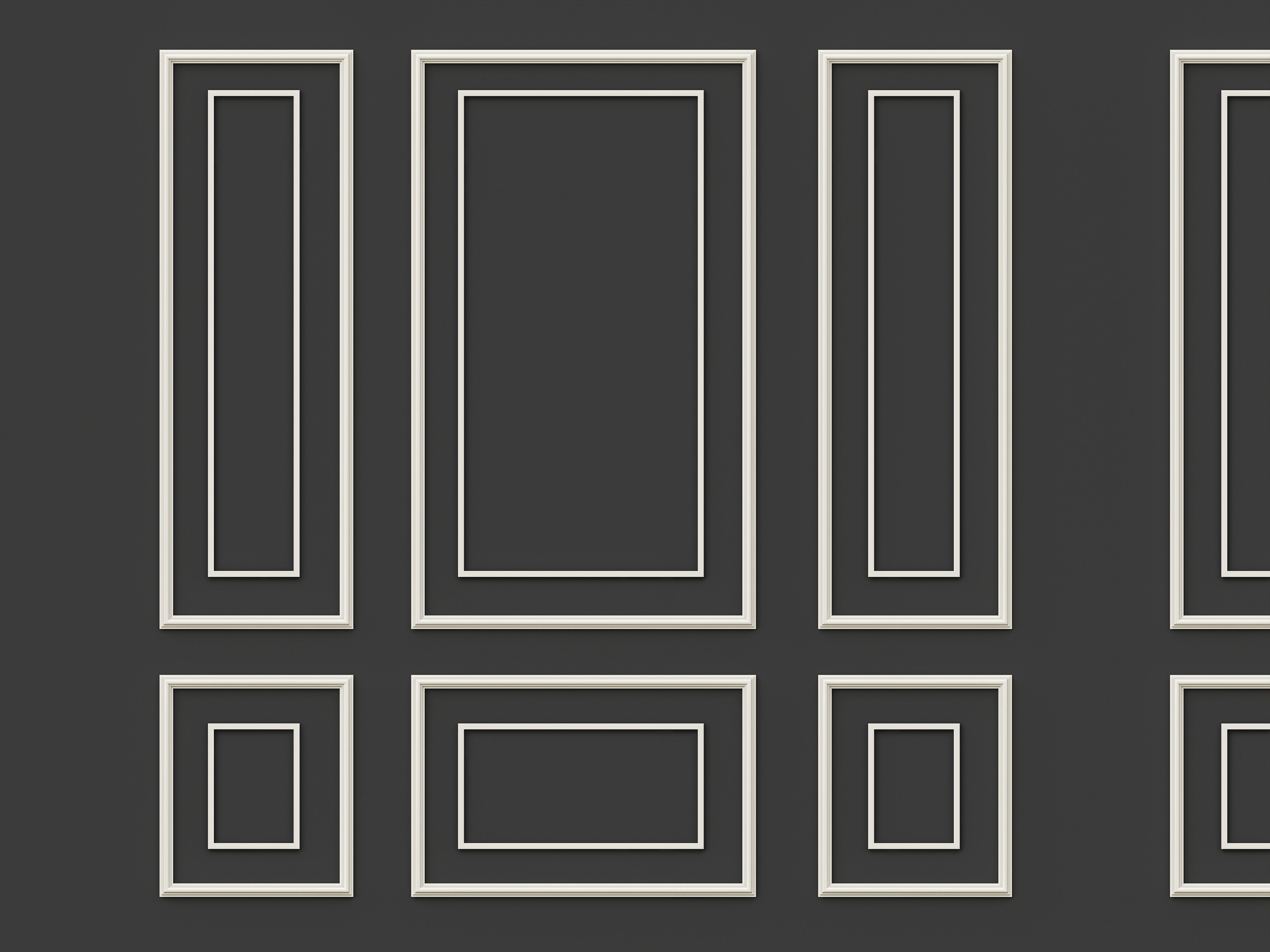 Classic Wall moldings and gypsum cornice 9 3D model_20