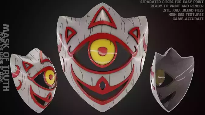 Zelda Mask Of Truth for Cosplay