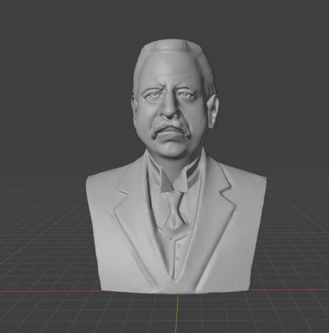 Benedetto Croce 3D print model_1