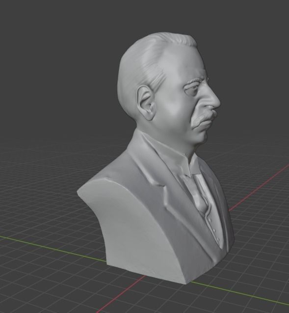 Benedetto Croce 3D print model_4