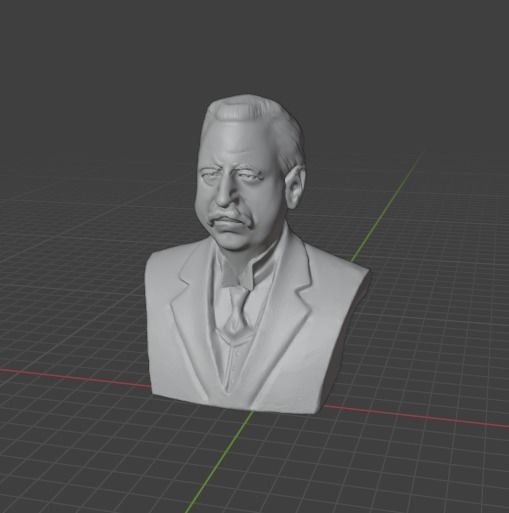 Benedetto Croce 3D print model_14